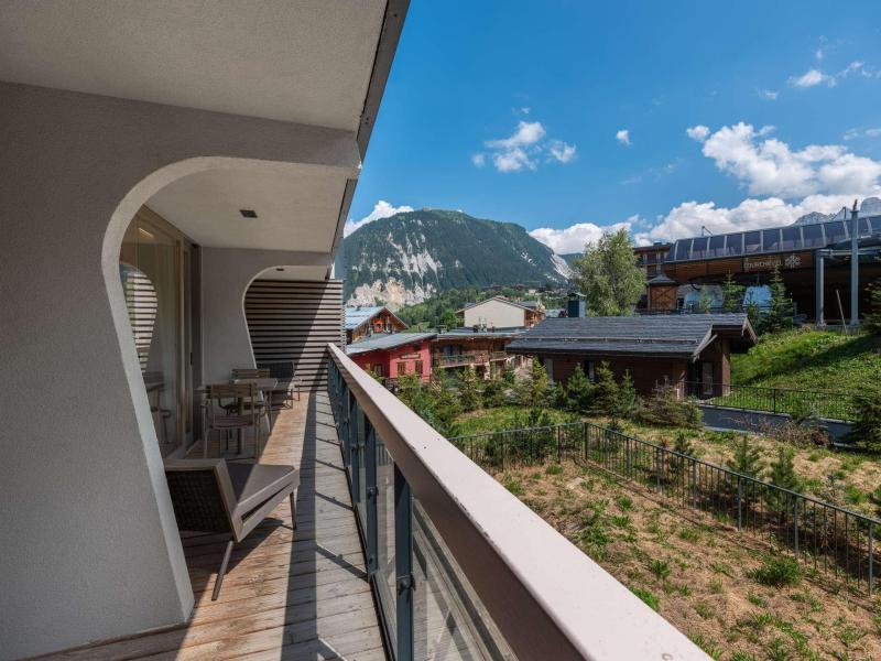 Rent in ski resort 6 room apartment 10 people (205) - Résidence Phoenix - Courchevel - Balcony