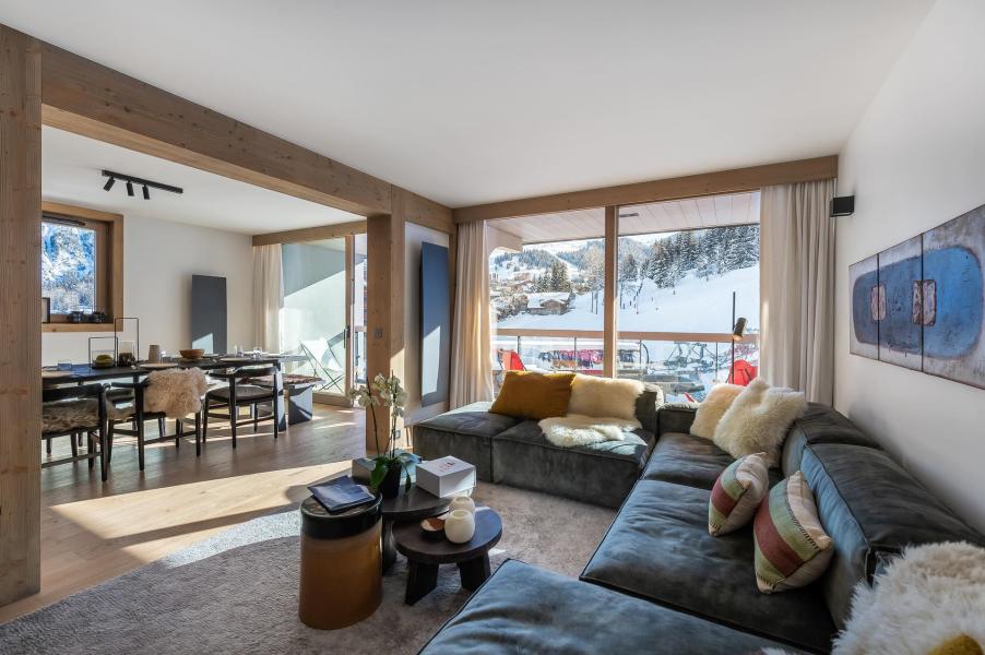 Ski verhuur Appartement 4 kamers 10 personen (604) - Résidence Phoenix - Courchevel - Woonkamer