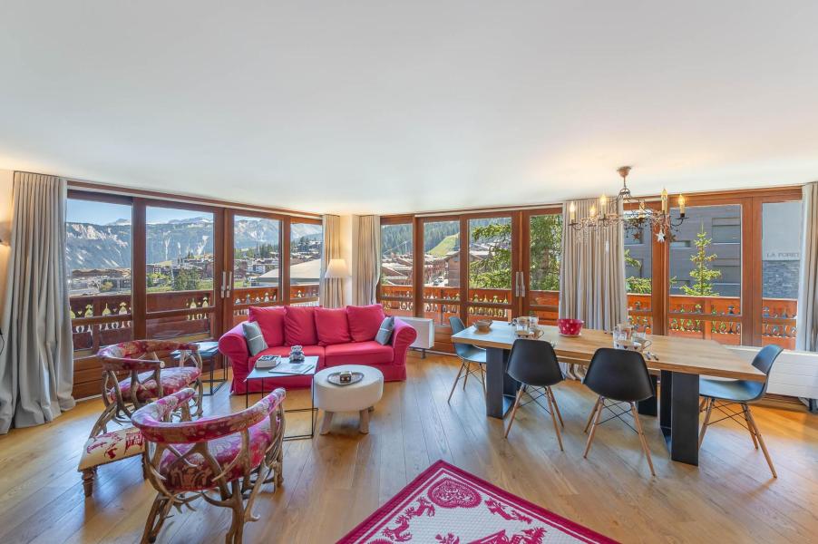 Ski verhuur Appartement 4 kamers 7 personen (19A) - Résidence Soleil Levant - Courchevel - Woonkamer