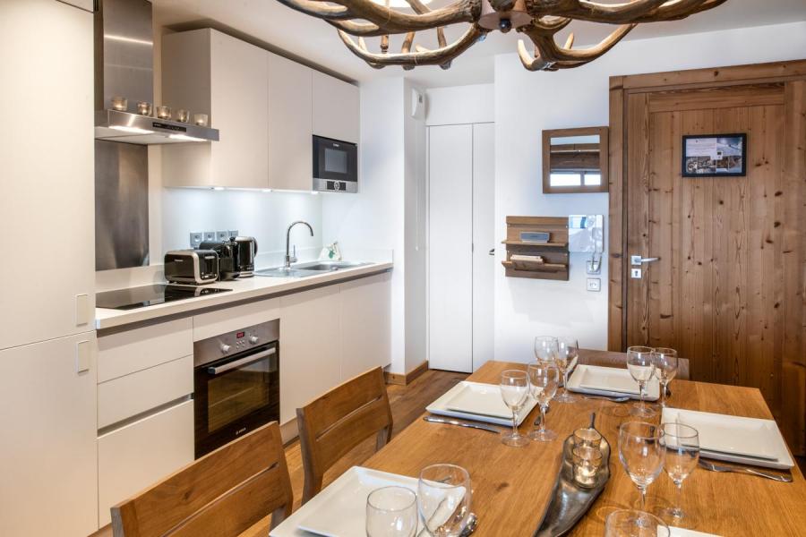 Rent in ski resort 4 room apartment cabin 4-6 people (B07) - Whistler Lodge - Courchevel - Kitchen