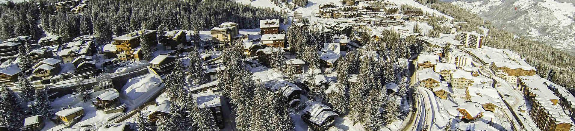 Location au ski Chalet Ajacour - Courchevel - Extérieur hiver