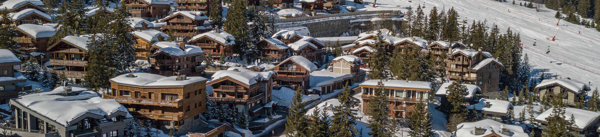 Аренда на лыжном курорте Chalet Ajacour - Courchevel - зимой под открытым небом