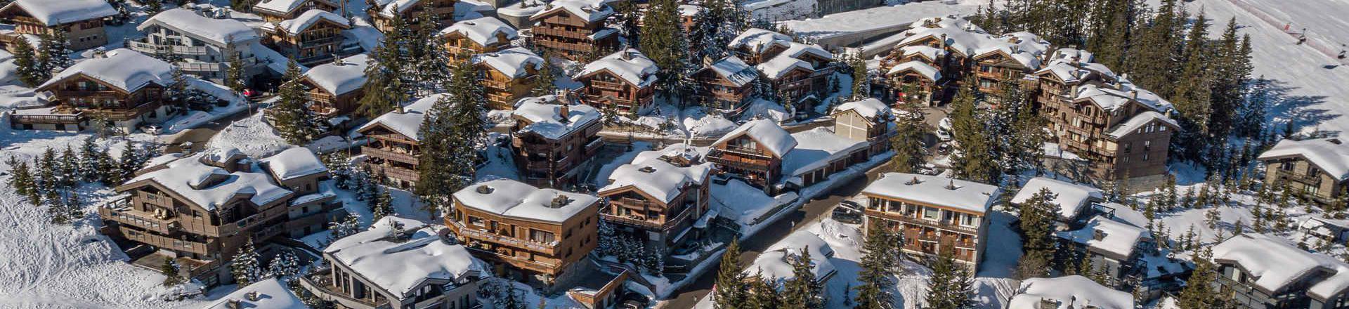 Аренда на лыжном курорте Chalet Ajacour - Courchevel - зимой под открытым небом