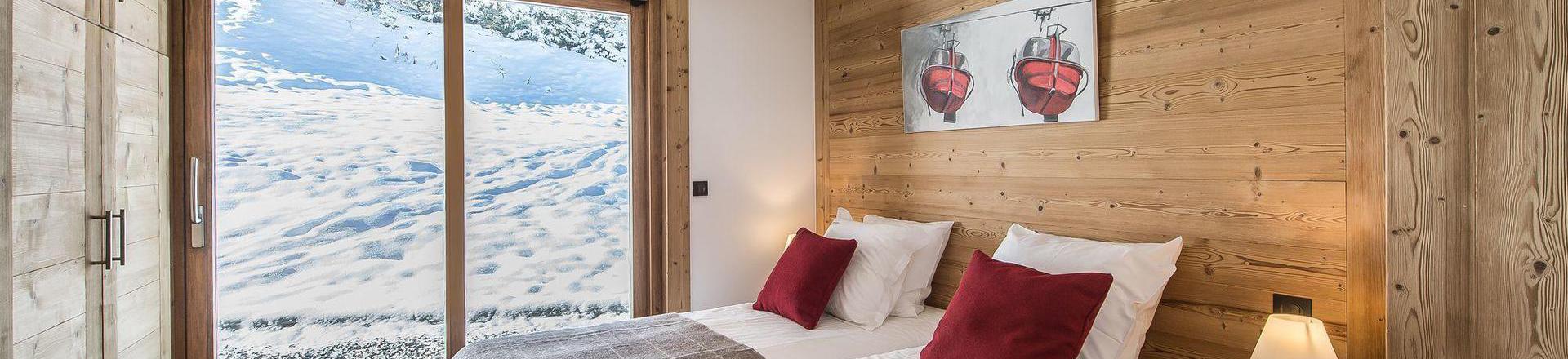 Rent in ski resort 6 room chalet 10 people - Chalet Ancolie - Courchevel - Bedroom