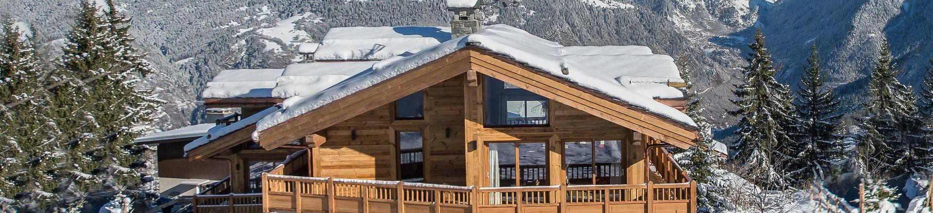 Rent in ski resort 6 room chalet 10 people - Chalet Ancolie - Courchevel - Winter outside