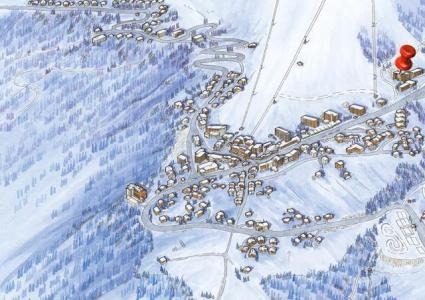 Soggiorno sugli sci Appartamento 2 stanze 4-6 persone (401) - Airelle - Courchevel - Mappa