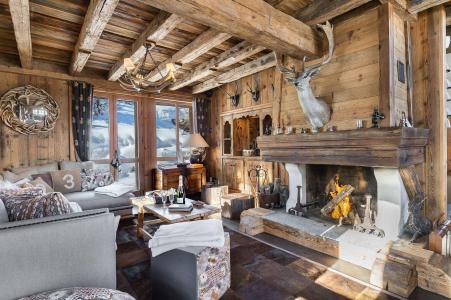 Rent in ski resort 8 room chalet 10 people - Chalet Alpette - Courchevel - Living room