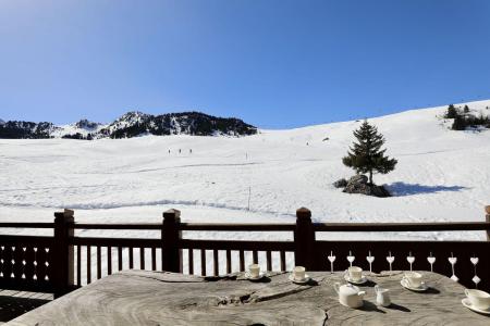 Аренда на лыжном курорте Шале 8 комнат 14 чел. - Chalet du Chamois - Courchevel - зимой под открытым небом
