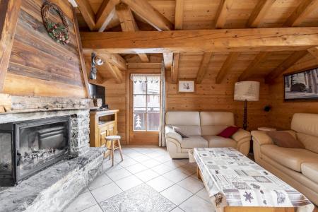 Ski verhuur Chalet 6 kamers 8 personen - Chalet Estive - Courchevel - Woonkamer