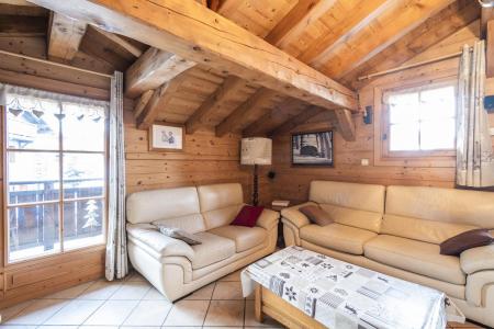 Ski verhuur Chalet 6 kamers 8 personen - Chalet Estive - Courchevel - Woonkamer