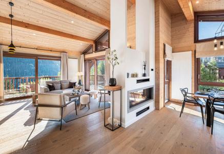 Ski verhuur Chalet mitoye 5 kamers  8 personen - Chalet Grande Casse - Courchevel - Woonkamer