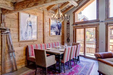 Rent in ski resort 5 room chalet 9 people (idaho) - Chalet Idaho - Courchevel - Living room