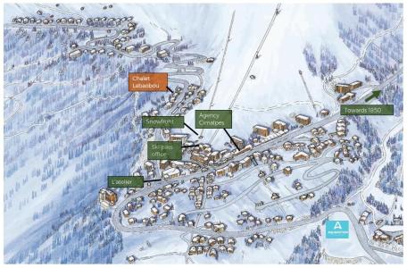 Rent in ski resort Chalet Labaobou - Courchevel