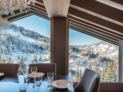 Rent in ski resort 5 room quadriplex chalet 10 people - Chalet le Cortina - Courchevel - Living room