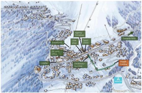 Rent in ski resort Chalet le Cortina - Courchevel