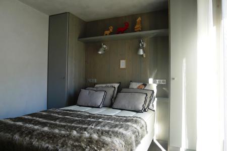 Rent in ski resort 2 room apartment 3 people (TARINE) - Chalet les 3 Vaches - Courchevel - Bedroom