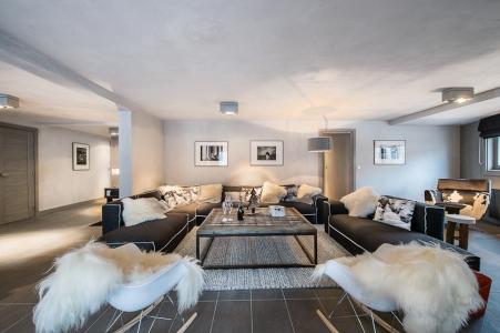 Rent in ski resort 6 room apartment 10 people (ABONDANCE) - Chalet les 3 Vaches - Courchevel - Living room