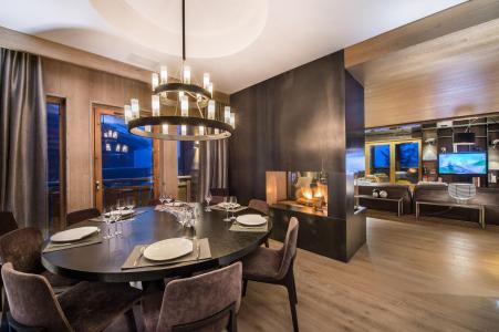 Location au ski Chalet 6 pièces 10 personnes - Chalet Overview - Courchevel - Séjour
