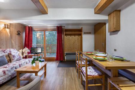 Rent in ski resort 2 room apartment 4 people - Chalet Toutounier - Courchevel - Living room