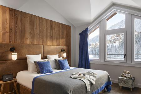 Location au ski Grande Suite Cabine 6 personnes - Hôtel Écrin Blanc - Courchevel - Chambre