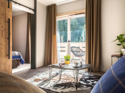 Location au ski Grande Suite Cabine Supérieure 6 personnes - Hôtel Écrin Blanc - Courchevel - Chambre
