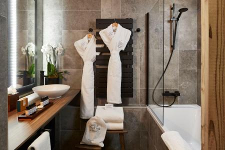 Soggiorno sugli sci Suite superiore 4 persone - Hôtel Écrin Blanc - Courchevel - Bagno