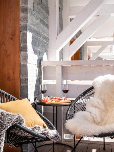 Soggiorno sugli sci Suite superiore 4 persone - Hôtel Écrin Blanc - Courchevel - Balcone
