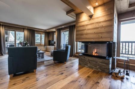 Skiverleih 7-Zimmer-Appartment für 12 Personen (C09) - Keystone Lodge - Courchevel - Wohnzimmer