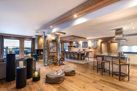 Wynajem na narty Apartament 7 pokojowy 12 osób (C09) - Keystone Lodge - Courchevel - Pokój gościnny