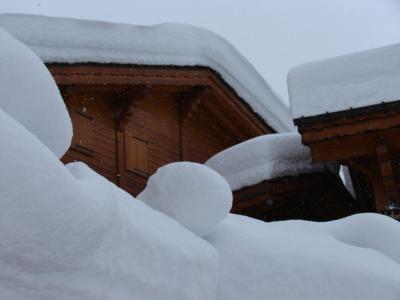 Rent in ski resort 2 room apartment sleeping corner 6 people (103) - La Résidence les Brigues - Courchevel - Winter outside