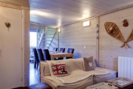 Ski verhuur Appartement 3 kamers 6 personen (548) - La Résidence les Brigues - Courchevel - Woonkamer