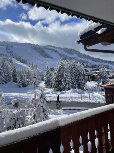 Skiverleih 3-Zimmer-Berghütte für 4 Personen (26) - La Résidence Roc - Courchevel - Terrasse