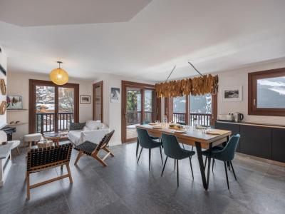 Ski verhuur Appartement 4 kamers 6 personen (J03) - LA VANOISE - Courchevel - Woonkamer