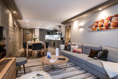 Ski verhuur Appartement 4 kabine kamers 6-8 personen (A01) - Le C - Courchevel - Woonkamer