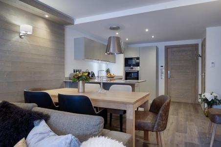 Skiverleih Wohnung 3 Zimmer Kabine 4-6 Personen (A05) - Le C - Courchevel - Offene Küche