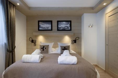 Skiverleih Wohnung 4 Zimmer Kabine 6-8 Personen (A08) - Le C - Courchevel - Schlafzimmer