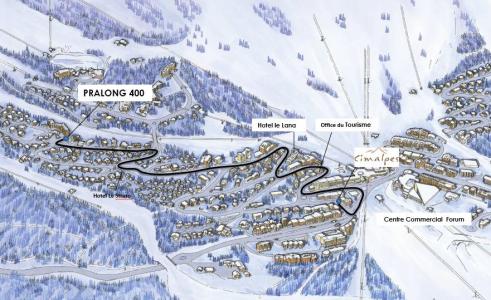 Skiverleih LE PRALONG - Courchevel - Plan