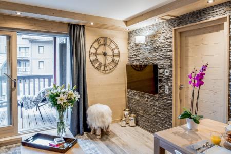 Rent in ski resort 2 room apartment cabin 2-4 people (D08) - Mammoth Lodge - Courchevel - Living room