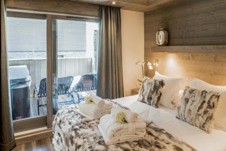 Rent in ski resort 5 room apartment cabin 8-10 people (D02) - Mammoth Lodge - Courchevel - Bedroom