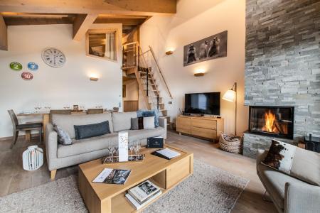 Аренда на лыжном курорте Апартаменты дуплекс 5 комнат 8 чел. (D07) - Mammoth Lodge - Courchevel - Салон