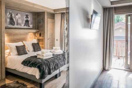 Wynajem na narty Apartament 4 pokojowy 8 osób (D10) - Mammoth Lodge - Courchevel - Pokój