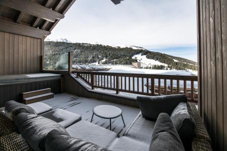 Wynajem na narty Apartament triplex 8 pokojowy  14-16 osób (D15) - Mammoth Lodge - Courchevel - Balkon