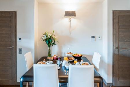 Ski verhuur Appartement 2 kabine kamers 4 personen (D04) - Mammoth Lodge - Courchevel - Woonkamer