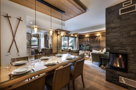 Ski verhuur Appartement 4 kamers 6 personen (D14) - Mammoth Lodge - Courchevel - Woonkamer