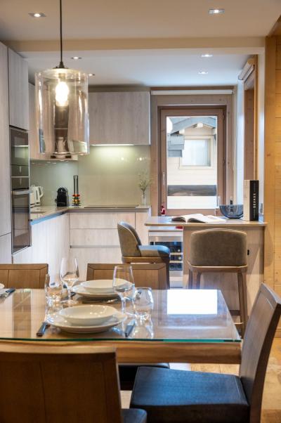 Ski verhuur Appartement 4 kamers 6 personen (D14) - Mammoth Lodge - Courchevel - Woonkamer