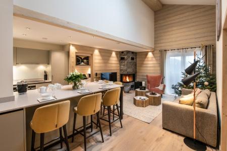 Skiverleih 4-Zimmer-Appartment für 6 Personen (Pumori) - Manali Lodge - Courchevel - Wohnzimmer