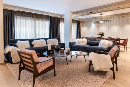 Skiverleih 4-Zimmer-Maisonette-Wohnung für 6-8 Personen (Kula) - Manali Lodge - Courchevel - Wohnzimmer