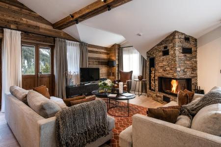 Аренда на лыжном курорте Апартаменты 5 комнат 8 чел. (Makalu) - Manali Lodge - Courchevel - Салон