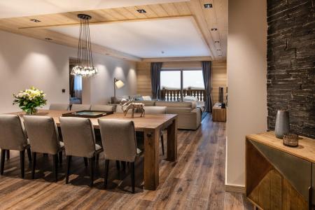 Skiverleih 5 Zimmer Appartement für 8-10 Personen (Punsum) - Manali Lodge - Courchevel - Wohnzimmer