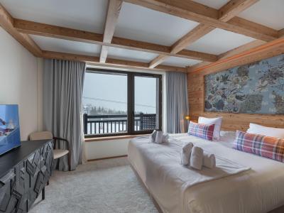 Rent in ski resort 3 room apartment sleeping corner 6 people (Oro) - Mascara - Courchevel - Bedroom